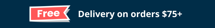 Free delivery on all orders over $75