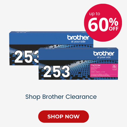 Save up to 60% on Brother cartridges
