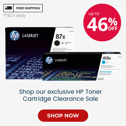 Up to 36% off HP toner cartridges