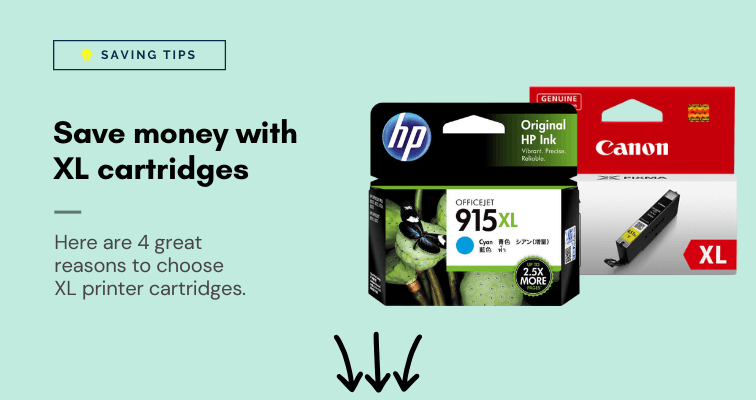 Save with XL printer cartridges