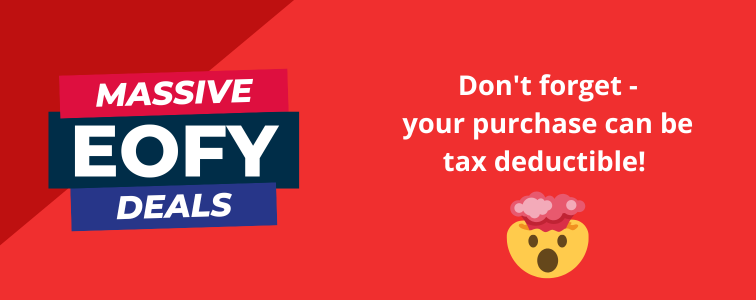 Your purchase can be tax deductible