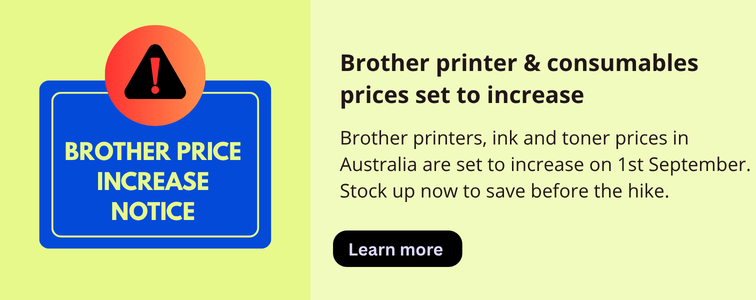 Brother prices set to increase