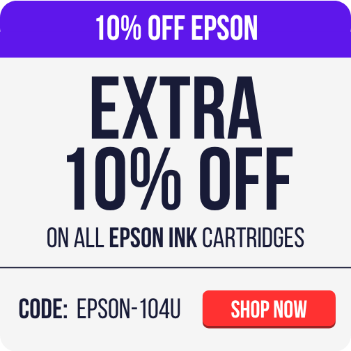 10% off Epson ink cartridges