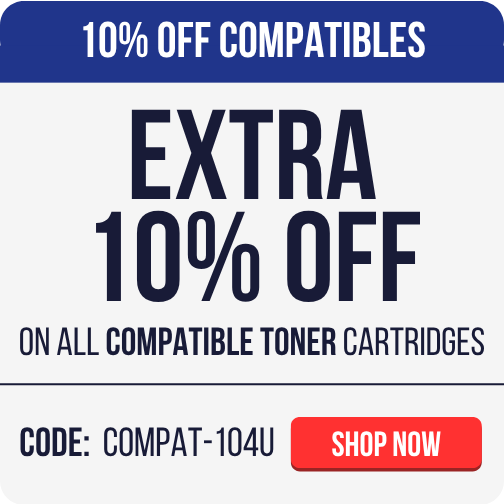10% off Compatible toners